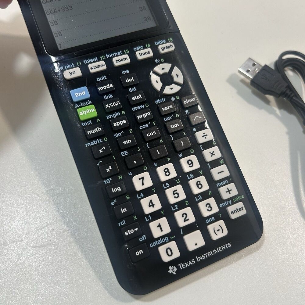 Texas Instruments Ti-84 Plus CE Graphing Calculator Tested Working - Picture 2 of 8